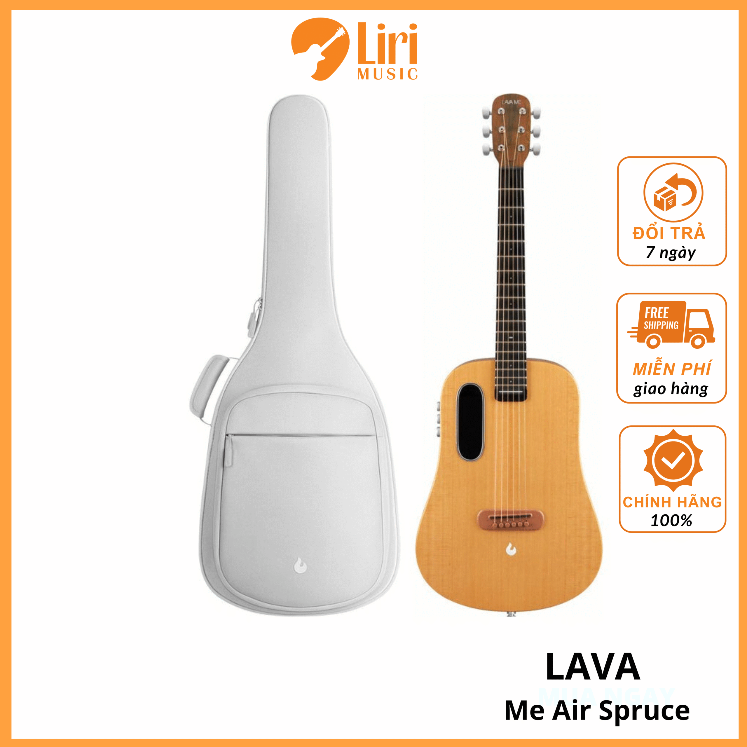 Đàn Guitar Acoustic Lava Me Air Spruce