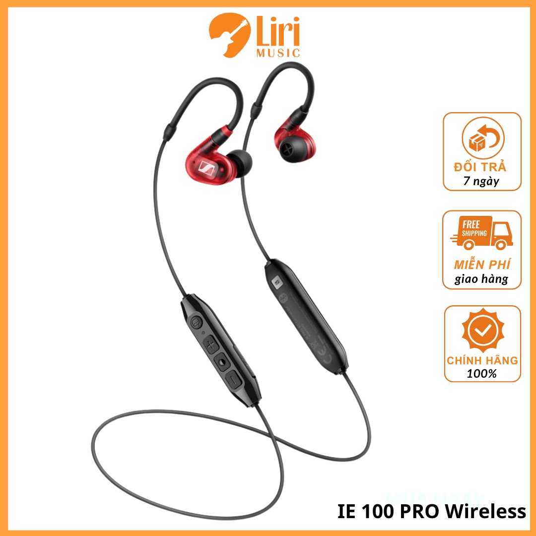 IE 100 PRO Wireless Red Tai nghe in ear không dây Sennheiser