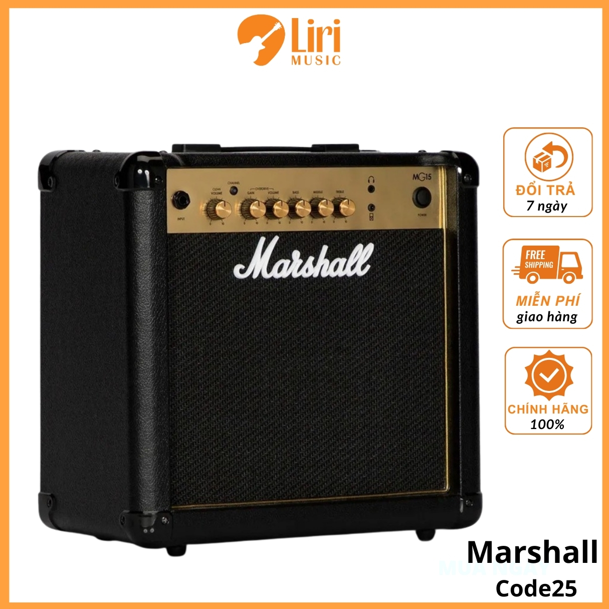Amplifier Marshall Code25 - Combo 25W