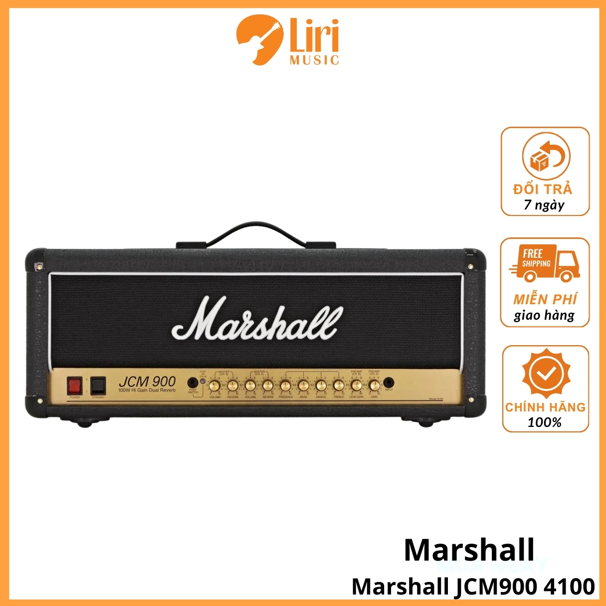 Amplifier Marshall JCM900 4100 - Vintage Reissues, Head 100W