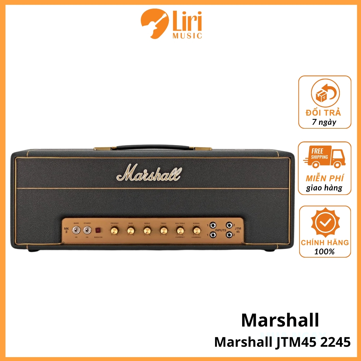 Amplifier Marshall JTM45 2245 - Vintage Reissues, Head 30W