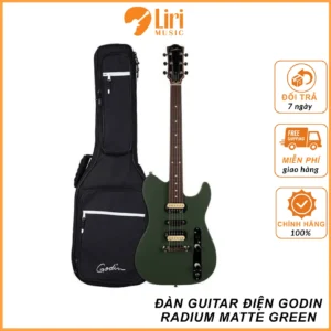 Đàn Guitar Điện Godin Radium Matte Green