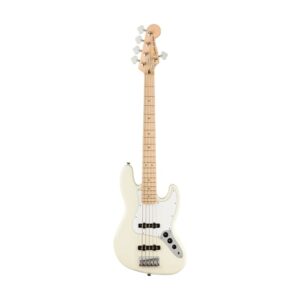 Đàn Guitar Bass Squier Affinity Jazz Bass V SS, Maple Fingerboard, Olympic White - 5 Strings