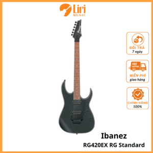 Đàn Guitar Điện Ibanez RG420EX RG Standard, Black Flat