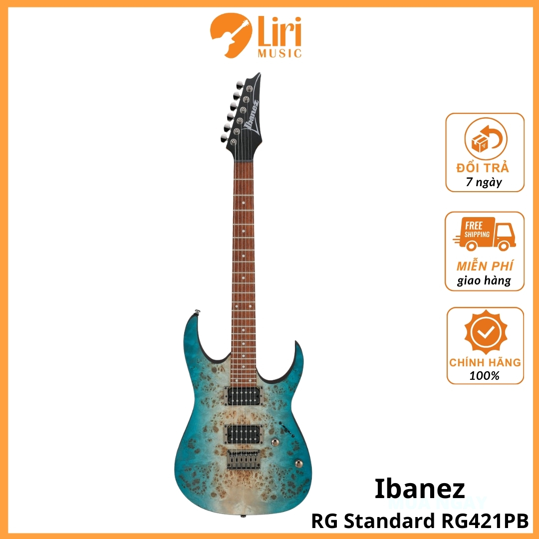 Ibanez RG Standard RG421PB, Caribbean Shoreline Flat