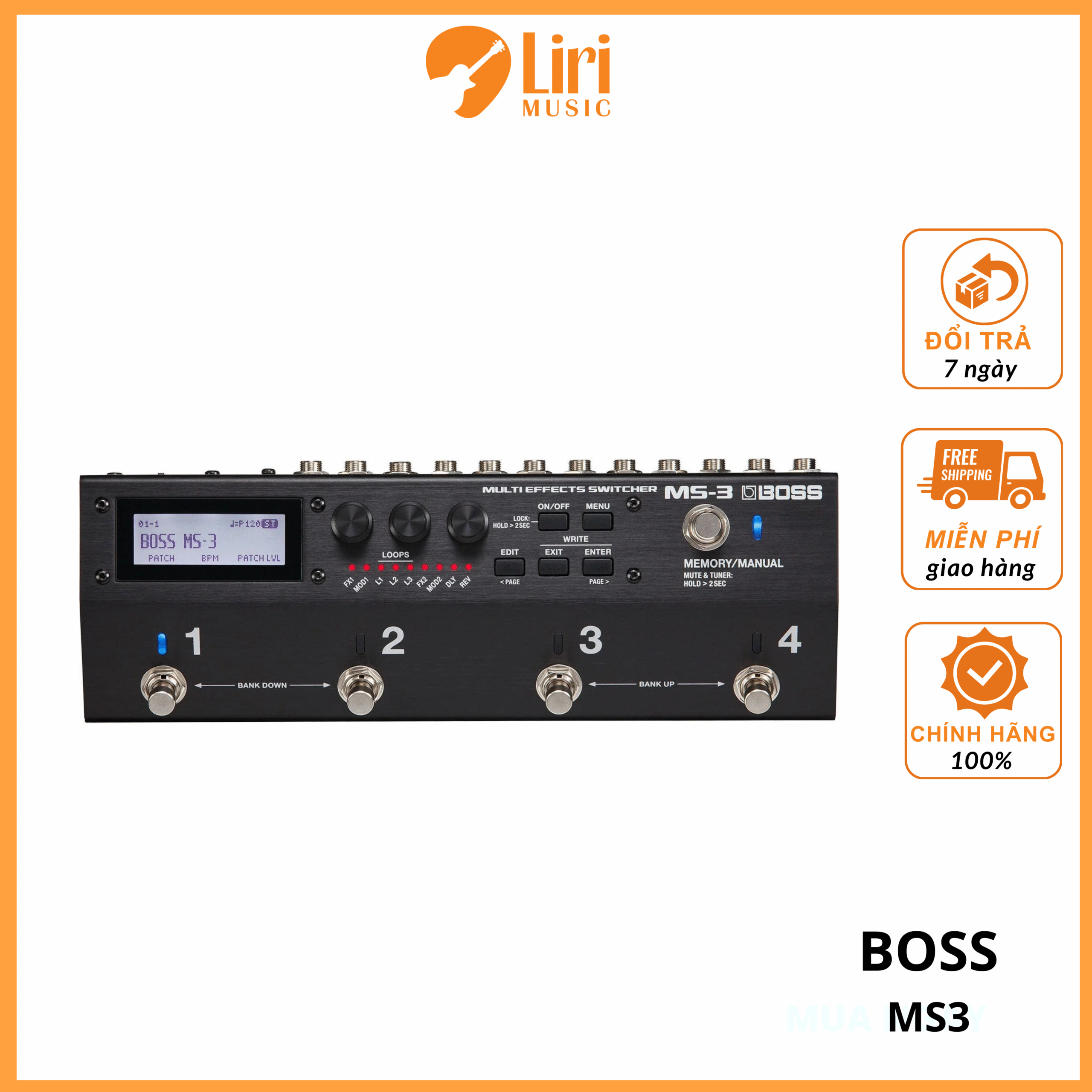 Boss MS-3 Switcher