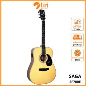 Đàn Guitar Acoustic SAGA SF700E