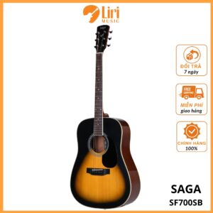 Đàn Guitar Acoustic Saga SF700SB