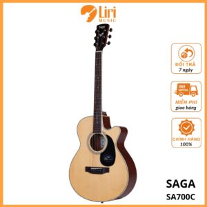 Đàn Guitar Acoustic SAGA SA700C