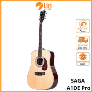 Đàn Guitar Acoustic Saga A1DE Pro